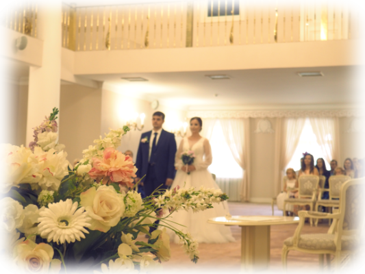 Detailaufnahme Brautpaar